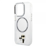 Karl Lagerfeld iPhone 15 Pro Cover NFT Karl & Choupette Transparent