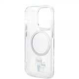 Karl Lagerfeld iPhone 15 Pro Cover NFT Karl & Choupette Transparent