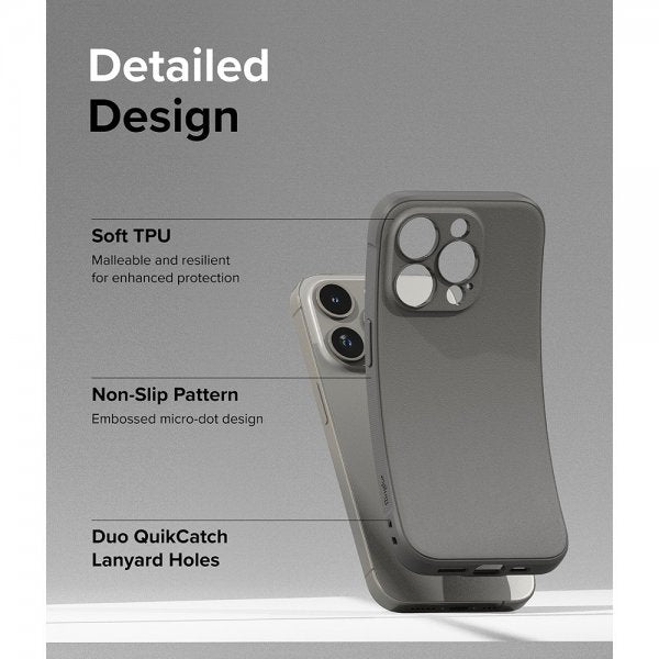 Ringke iPhone 15 Pro Cover Onyx Grå