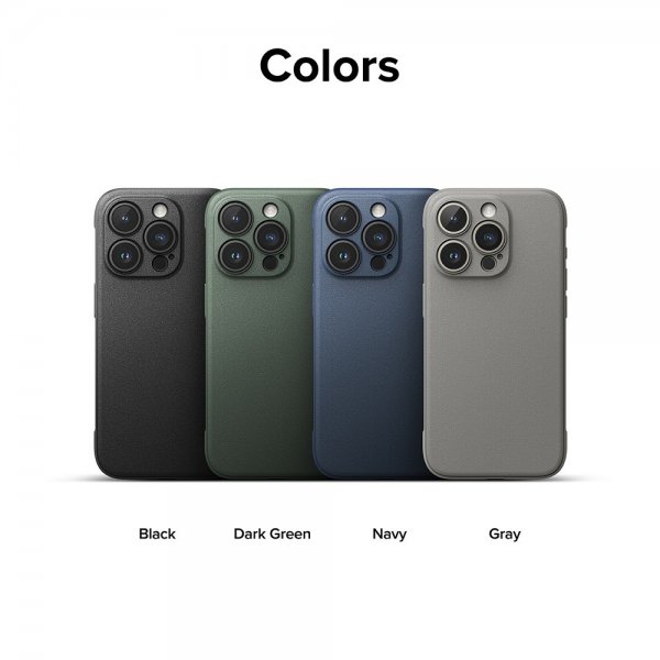 Ringke iPhone 15 Pro Cover Onyx Grå