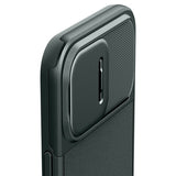 Spigen iPhone 15 Pro Cover Optik Armor MagFit Abyss Green