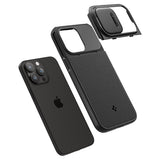 Spigen iPhone 15 Pro Cover Optik Armor MagFit Sort