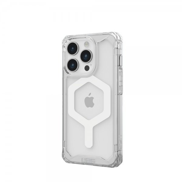 Urban Armor Gear (UAG) iPhone 15 Pro Cover Plyo MagSafe Ice Hvid