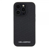 Karl Lagerfeld iPhone 15 Pro Cover Quilted K Pattern Sort