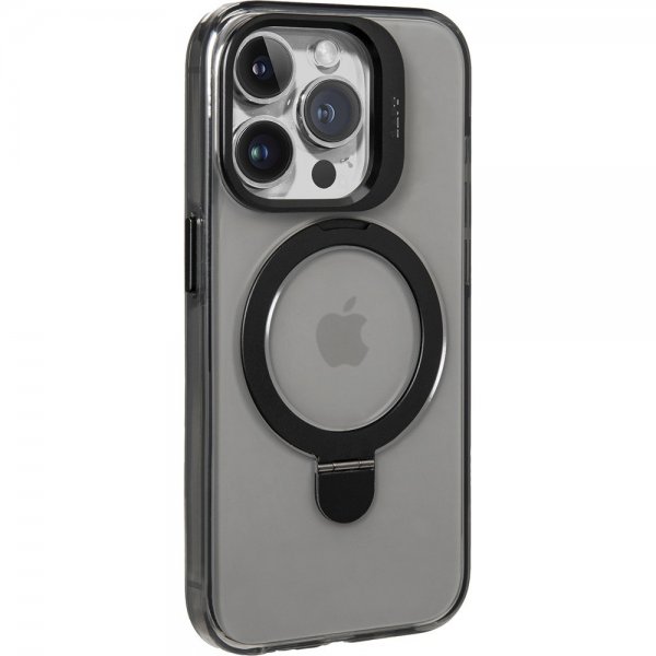 LAUT iPhone 15 Pro Cover REVIVE PROP MagSafe Black Crystal