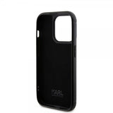 Karl Lagerfeld iPhone 15 Pro Cover Rhinestone Sort