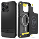 Spigen iPhone 15 Pro Cover Rugged Armor MagFit Mat Sort