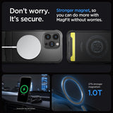Spigen iPhone 15 Pro Cover Rugged Armor MagFit Mat Sort