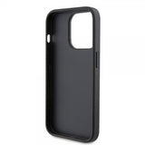 Karl Lagerfeld iPhone 15 Pro Cover Saffiano Double Cardslot Sort