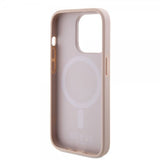 Guess iPhone 15 Pro Cover Saffiano MagSafe Rosa