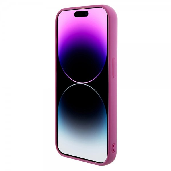 Guess iPhone 15 Pro Cover Sequin Fuschia