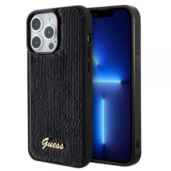 Guess iPhone 15 Pro Cover Sequin Sort