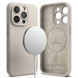 Ringke iPhone 15 Pro Cover Silikone Magnetic Stone