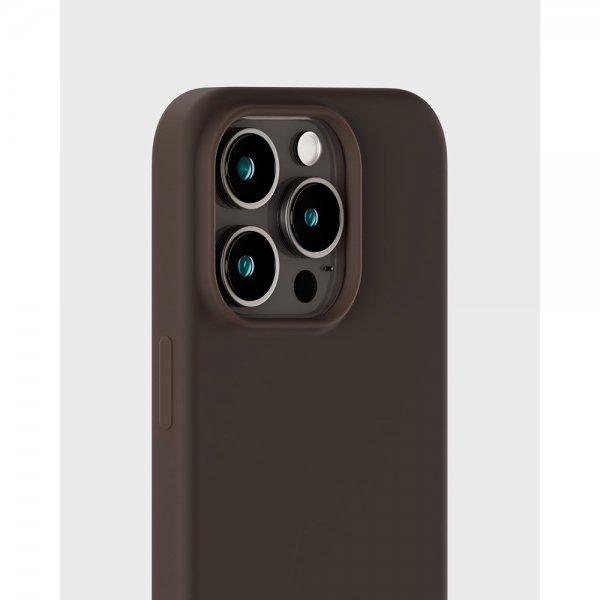 holdit iPhone 14 Pro Cover Silikone Chocolate