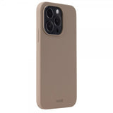 holdit iPhone 15 Pro Cover Silikone Mocha Brown