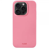 holdit iPhone 15 Pro Cover Silikone Rouge Pink