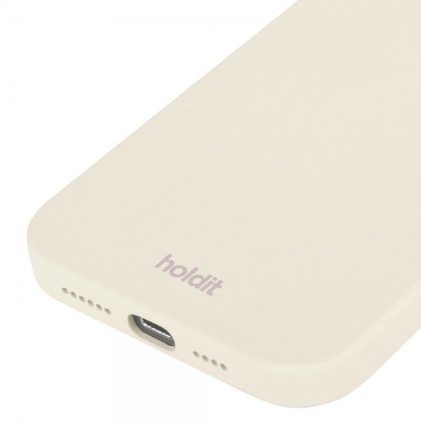 holdit iPhone 15 Pro Cover Silikone Soft Linen