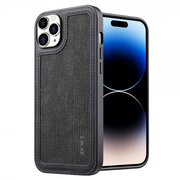 X-Level iPhone 15 Pro Cover Sammenføjet Sort