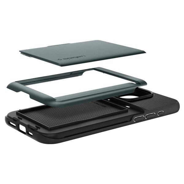 Spigen iPhone 15 Pro Cover Slim Armor CS Abyss Green