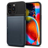 Spigen iPhone 15 Pro Cover Slim Armor CS Metal Slate