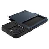 Spigen iPhone 15 Pro Cover Slim Armor CS Metal Slate