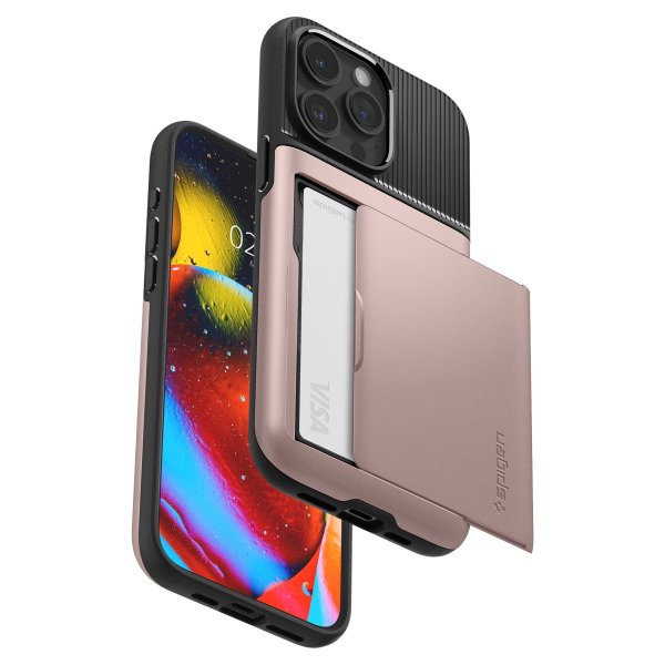 Spigen iPhone 15 Pro Cover Slim Armor CS Rose Gold