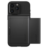 Spigen iPhone 15 Pro Cover Slim Armor CS Sort