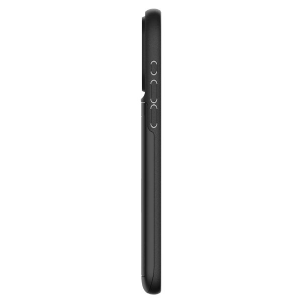Spigen iPhone 15 Pro Cover Slim Armor CS Sort
