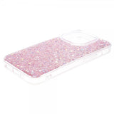 Nordic Covers iPhone 15 Pro Cover Sparkle Series Blossom Pink