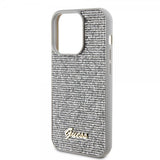 Guess iPhone 15 Pro Cover Square Mirror Silver