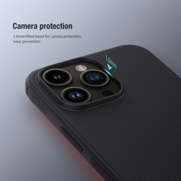 Nillkin iPhone 15 Pro Cover Super Frosted Shield Pro Grøn