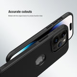 Nillkin iPhone 15 Pro Cover Super Frosted Shield Pro Logo Hul Blå