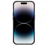 Nillkin iPhone 15 Pro Cover Super Frosted Shield Pro Logo Hul Sort