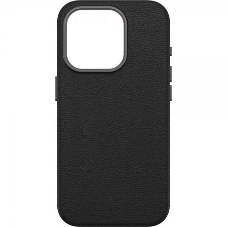 Otterbox iPhone 15 Pro Cover Symmetry Cactus Leather MagSafe Noir Ash