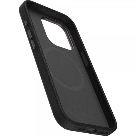 Otterbox iPhone 15 Pro Cover Symmetry Cactus Leather MagSafe Noir Ash