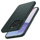 Spigen iPhone 15 Pro Cover Thin Fit Abyss Green