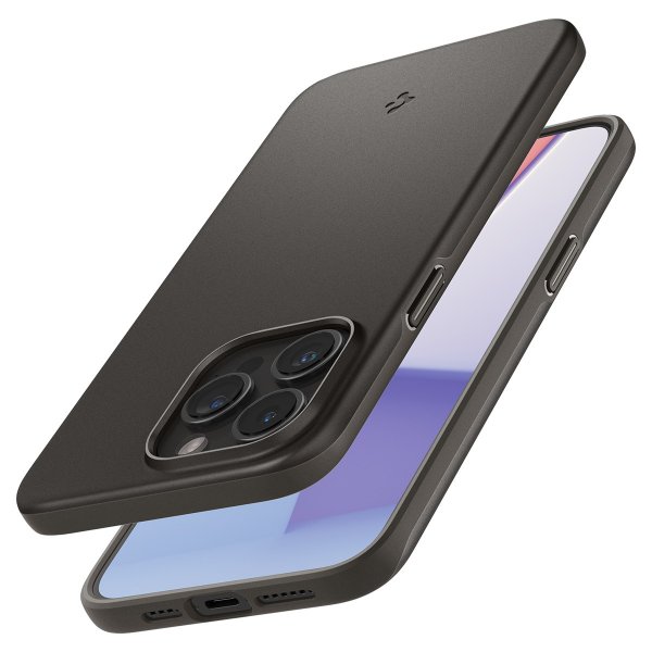 Spigen iPhone 15 Pro Cover Thin Fit Gunmetal
