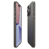 Spigen iPhone 15 Pro Cover Thin Fit Gunmetal