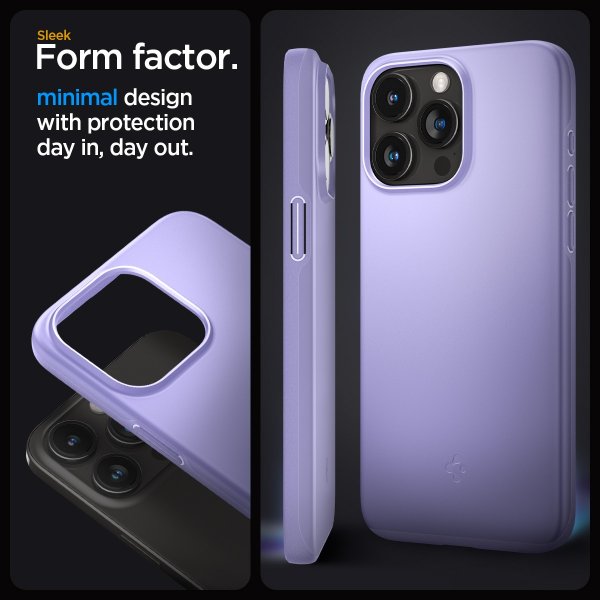 Spigen iPhone 15 Pro Cover Thin Fit Iris Purple