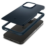 Spigen iPhone 15 Pro Cover Thin Fit Metal Slate