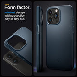 Spigen iPhone 15 Pro Cover Thin Fit Metal Slate