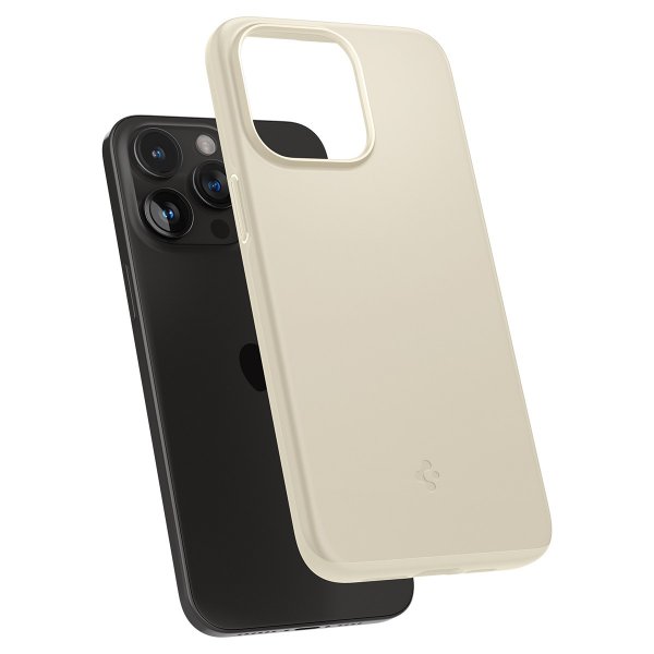 Spigen iPhone 15 Pro Cover Thin Fit Mute Beige