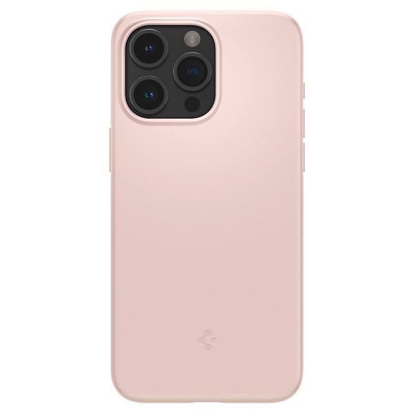 Spigen iPhone 15 Pro Cover Thin Fit Pink Sand