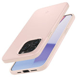 Spigen iPhone 15 Pro Cover Thin Fit Pink Sand