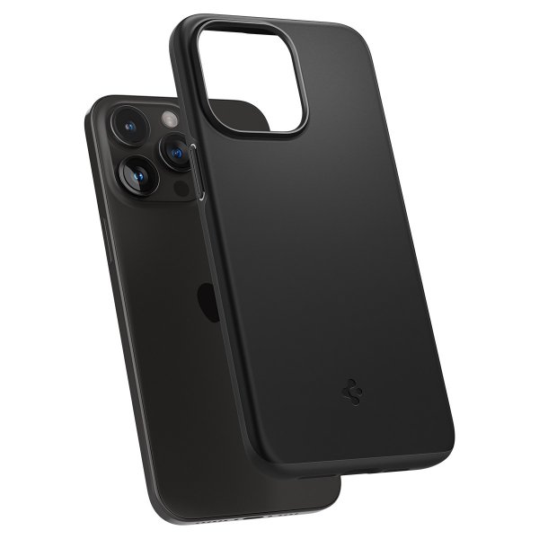 Spigen iPhone 15 Pro Cover Thin Fit Sort