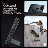 Spigen iPhone 15 Pro Cover Tough Armor MagFit Abyss Green