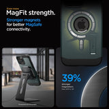 Spigen iPhone 15 Pro Cover Tough Armor MagFit Abyss Green