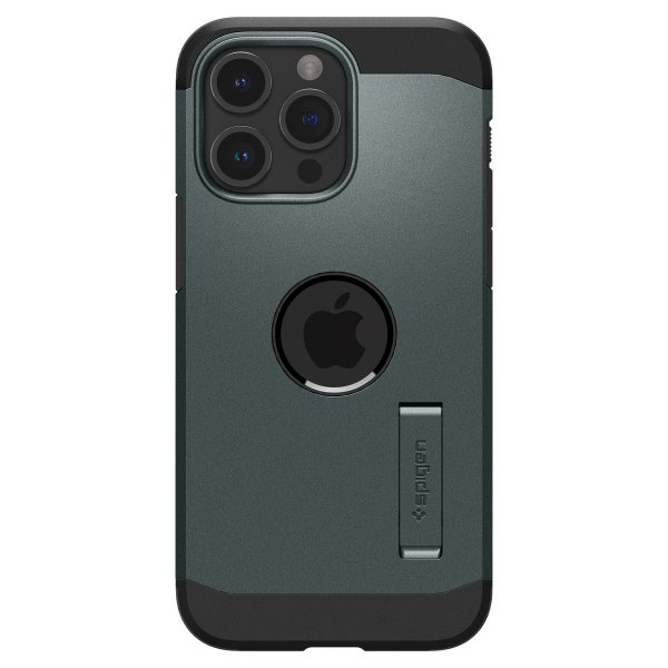 Spigen iPhone 15 Pro Cover Tough Armor MagFit Abyss Green