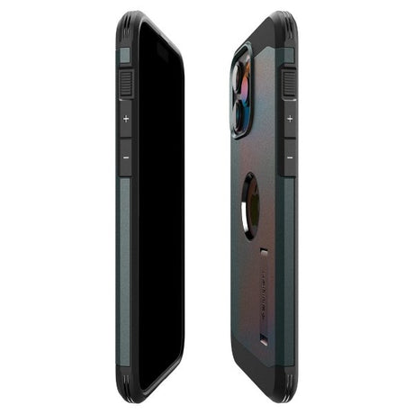 Spigen iPhone 15 Pro Cover Tough Armor MagFit Abyss Green