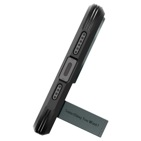 Spigen iPhone 15 Pro Cover Tough Armor MagFit Abyss Green